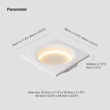 Plafoniera da Soffitto a Led Gesso Luna