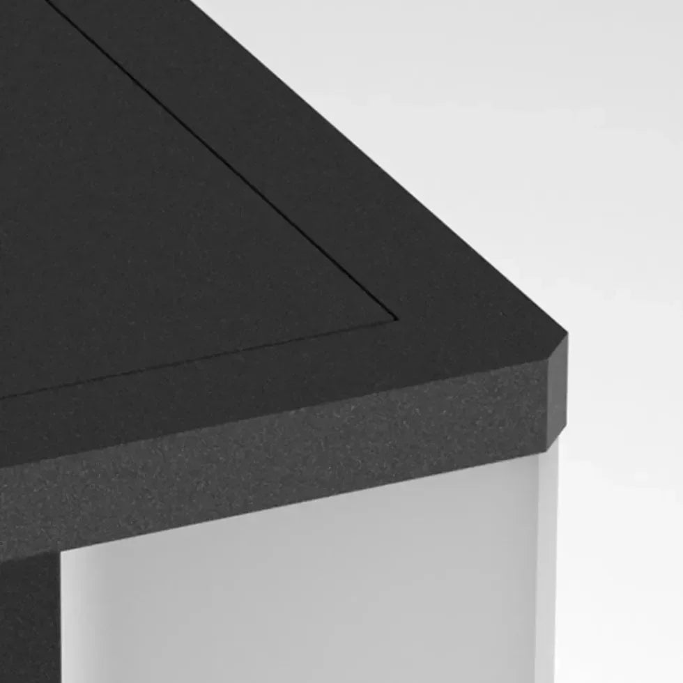 Lampade a Colonna Solari da Esterno in Metallo a Cubo