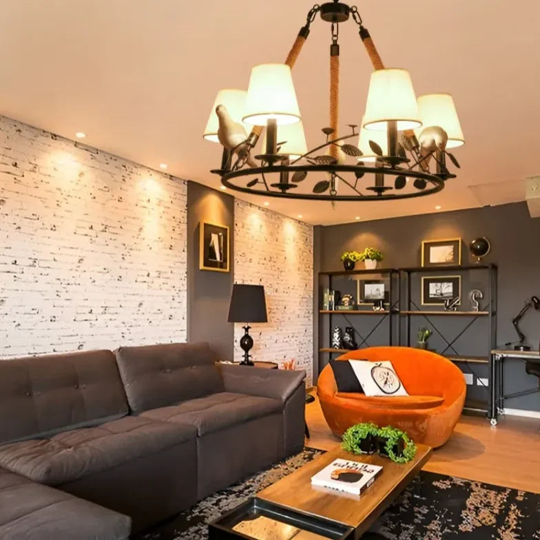 Lampadari a Gocce Vintage Stile Rustico Nido