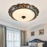 Plafoniera per Camera da Letto Retrò Scolpita