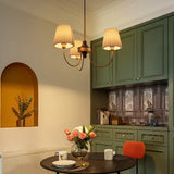 Lampadario Sospensione Vintage in Tessuto LED