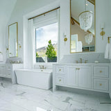 Argento Applique da Parete Impermeabile per Bagno