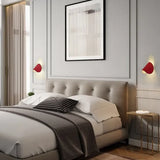 Applique Bianche Moderne Curvate Rotonde da Parete