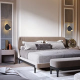 Applique Bianche Moderne Curvate Rotonde da Parete