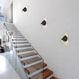 Applique Bianche Moderne Curvate Rotonde da Parete