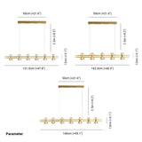 Lampadario Sala da Pranzo Moderni Multi-luci Vetro