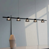 Lampadario Sospensione Design Moderno Vetro Multilampada