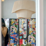 Lampadario in Stoffa Moderno Irregolare per Soggiorno