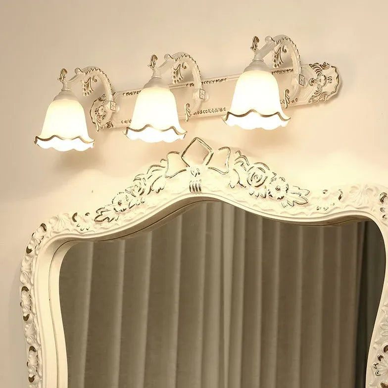 Applique Bagno da Parete Elegante Disegno Floreale