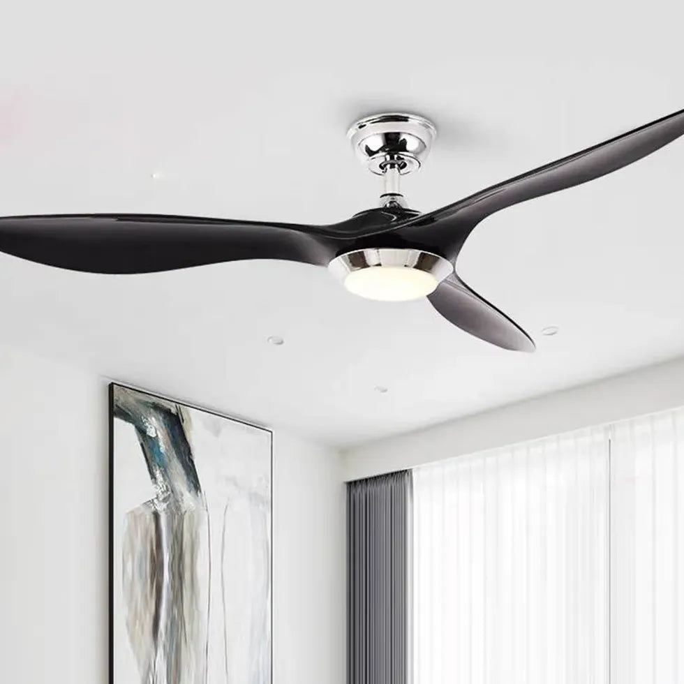 Lampade a Soffitto con Ventilatore Nero Industriale
