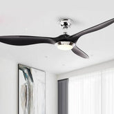 Lampade a Soffitto con Ventilatore Nero Industriale