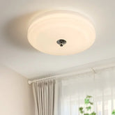 Lampadario Soffitto Moderno a LED in Vetro Bianco