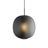 Lampadario Palloncini Vetro Eleganza Finitura Grigio Satinato