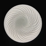 Lampadario a Palla Moderno in Vetro Bianco