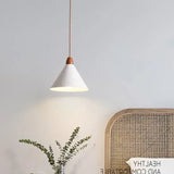 Lampada a Sospensione Comodino Bianco Design Giapponese Minimalista