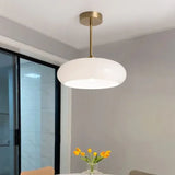 Plafoniera da Soffitto in Vetro Arancione Stile Retro