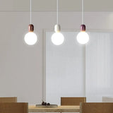 Lampade a Sospensione Sfere Vetro Design Semplice