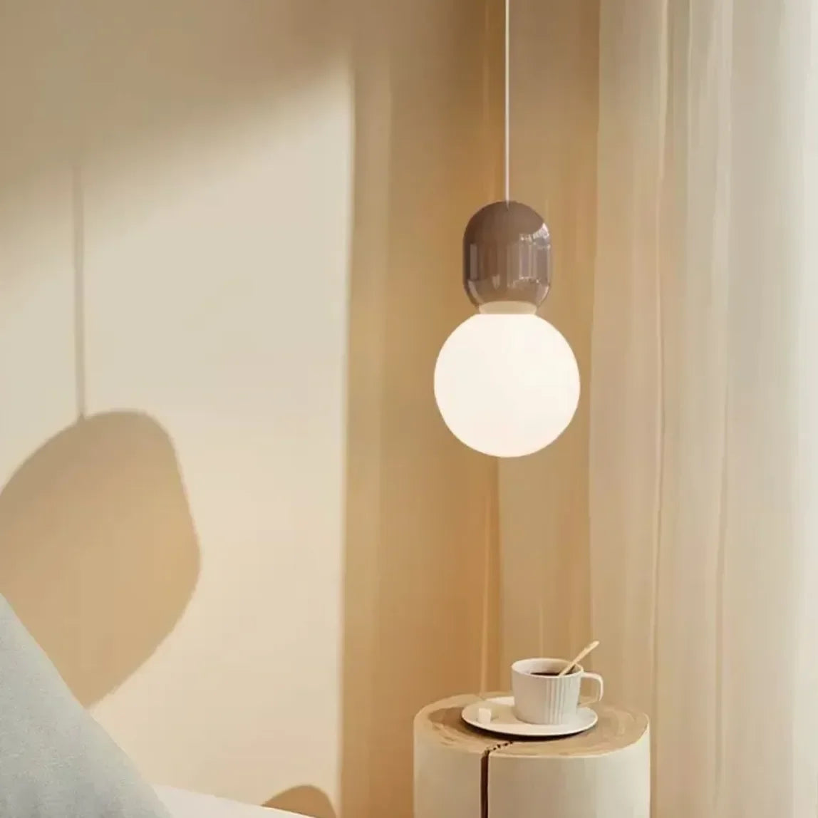 Lampade a Sospensione Sfere Vetro Design Semplice