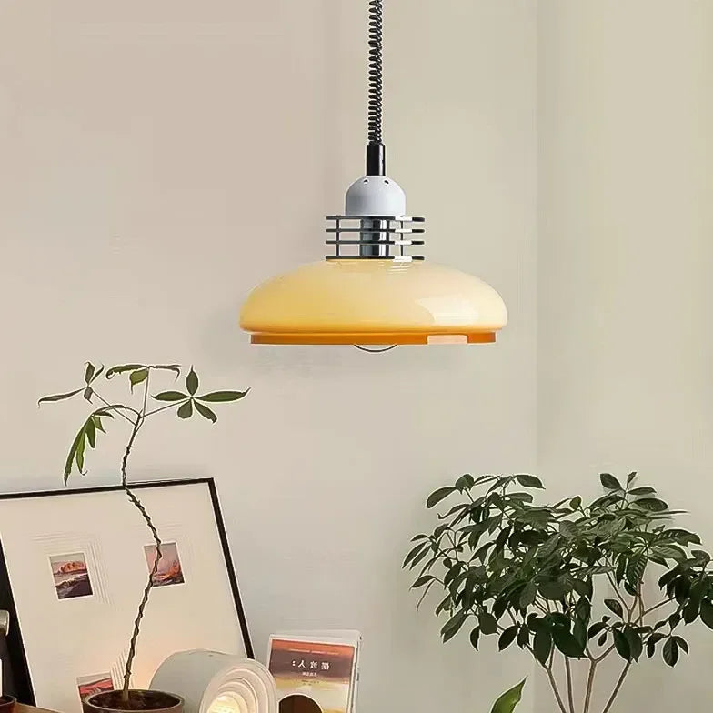 Lampade a Sospensione Vintage Vetro Regolabile Altezza