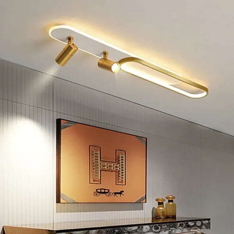 Faretto da Soffitto Orientabile LED Dimmerabile in Metallo Stile Moderno