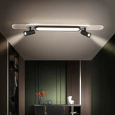 Lampadario LED a Soffitto Orientabile Moderno Nero