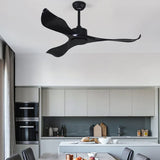 Minimalista Nero Ventilatore a Soffitto per Cucina