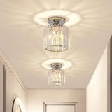 Plafoniera in Cristallo LED Design Moderno per Corridoio