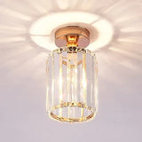 Plafoniera in Cristallo LED Design Moderno per Corridoio