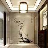 Plafoniera Cinesi Moderna in Tessuto per Soggiorno