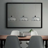 Lampade a Sospensione Moderne in Vetro Trasparente