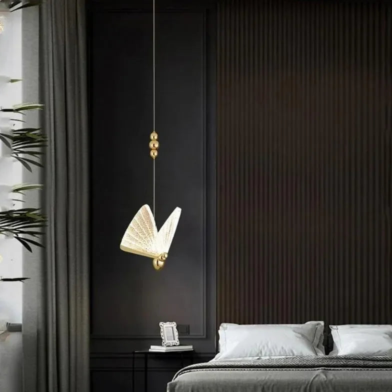 Lampadario Led Sospensione Elegante a Forma di Farfalla