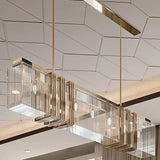 Lampadari lusso Moderni in Cristallo LED Oro