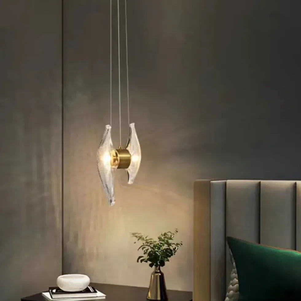 Lampadari di Design Moderni Vetro Ad Ala