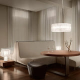 Lampadario Soffitto LED Moderno per Soggiorno Plissè