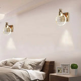 Applique da Parete in Cristallo LED a Bolle per Camera