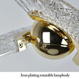 Lampadario Moderno Cristallo Ali di Angelo