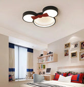 Plafoniera per Cameretta Bambini Stile Cartoon con Motivo Animali