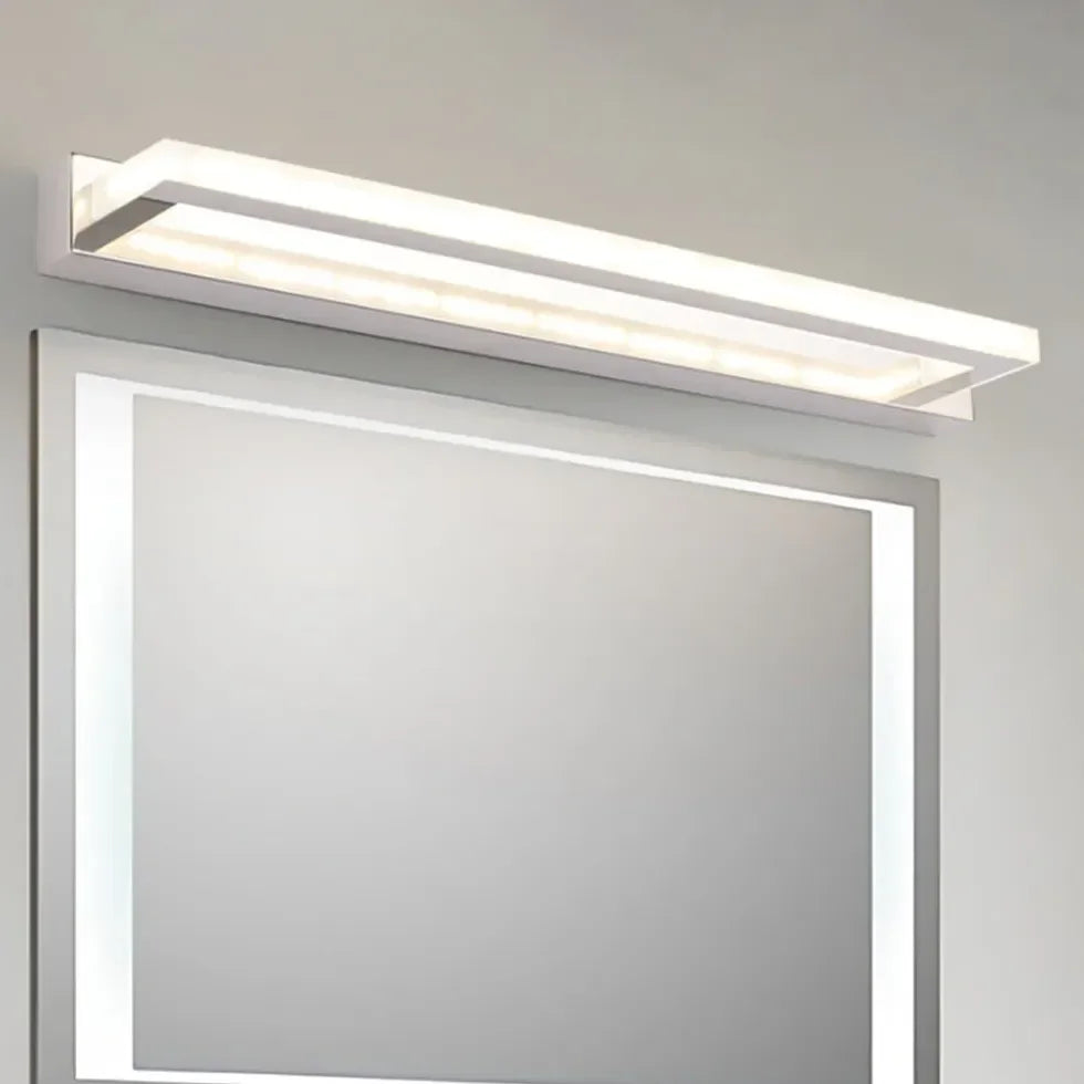 Illuminazione Sopra Specchio Bagno Bianco Led Minimalista