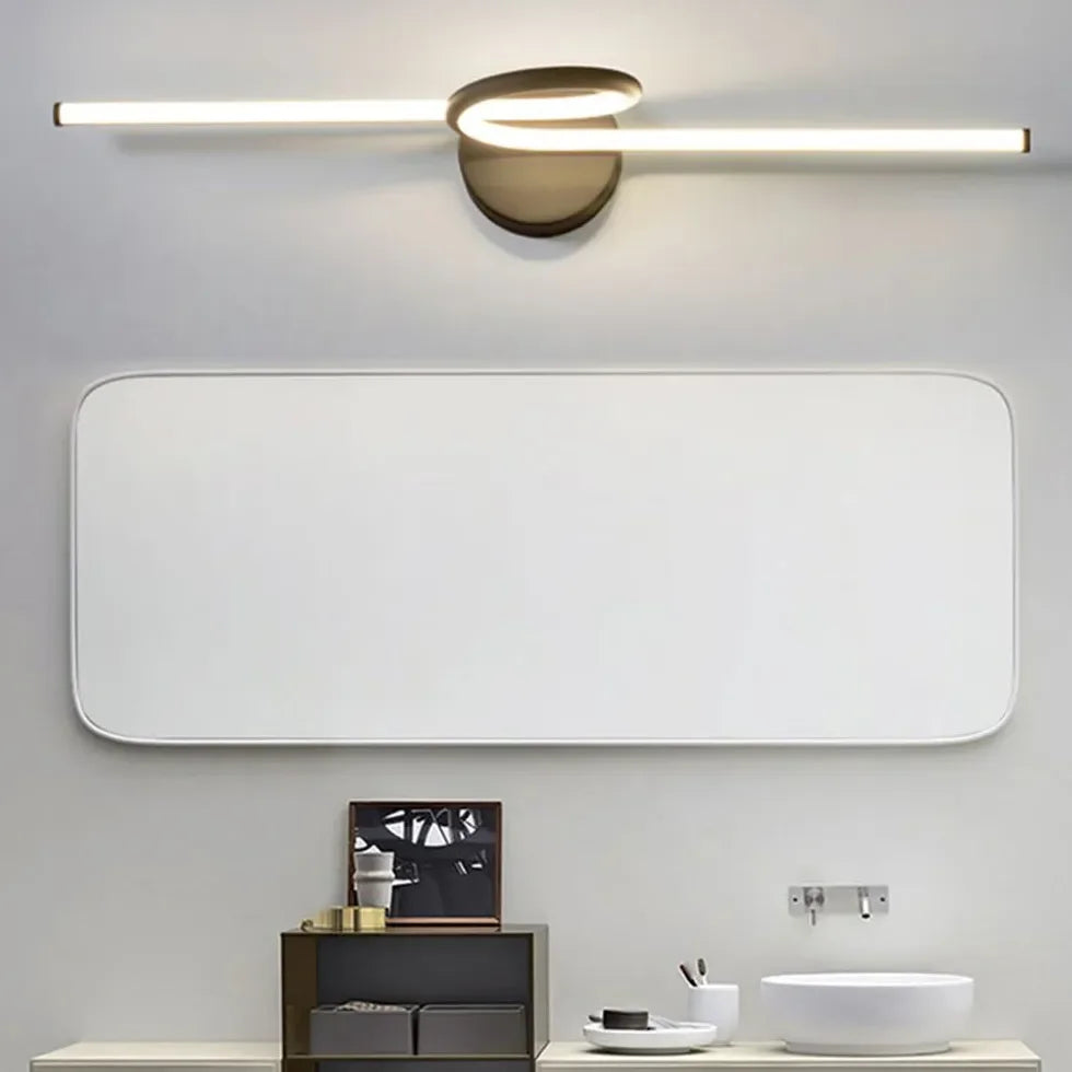 Applique LED Design da Parete Spirale per Bagno