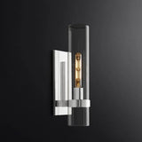 Applique Trasparenti in Vetro Impermeabile a Forma Cilindrica