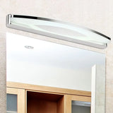 Applique da Parete Argento Led Bagno Moderno