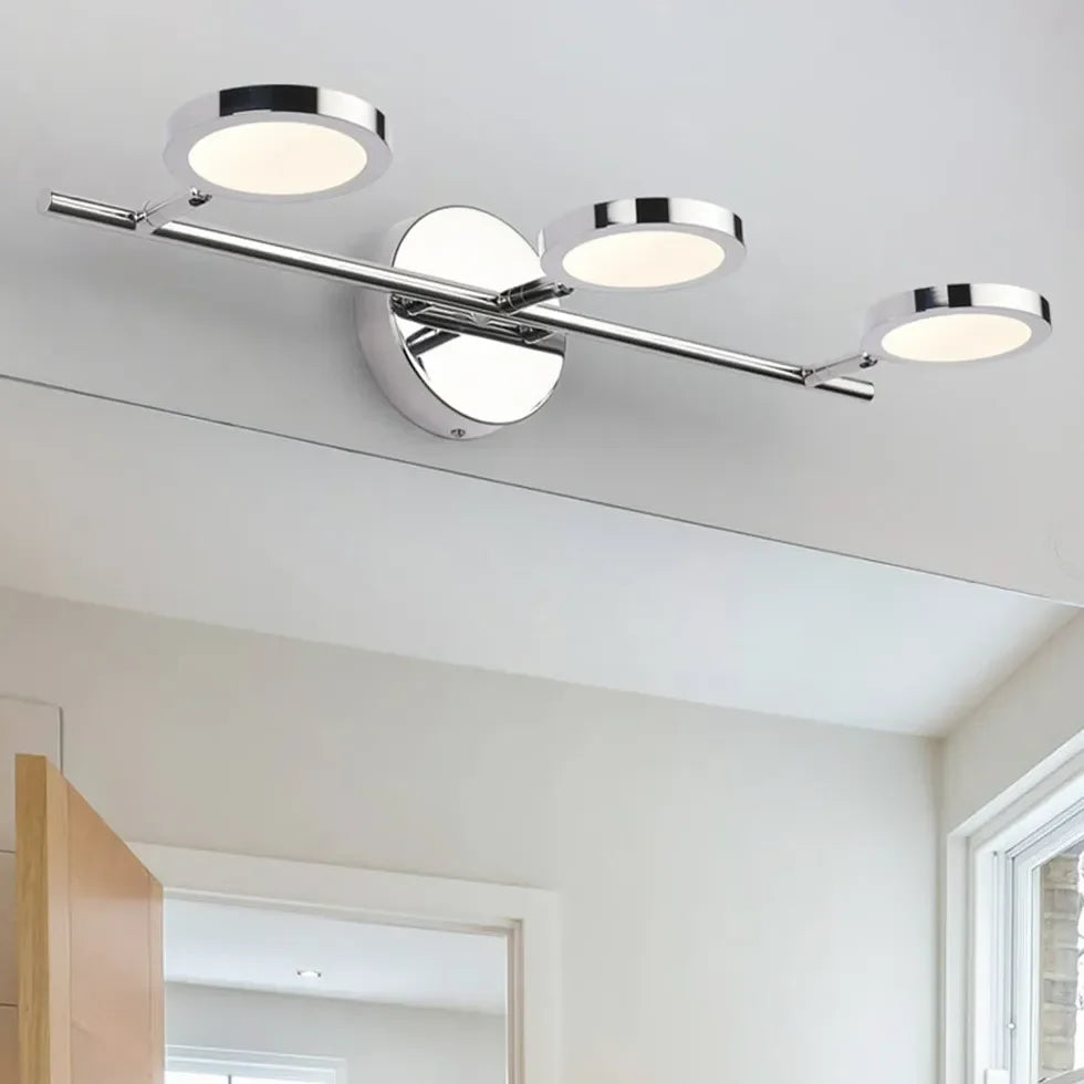 Applique Cromate per Bagno Regolabile Stile Industriale