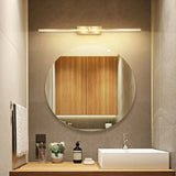 Applique Specchio da Bagno Luce Dorata