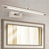 Applique LED Bagno in Metallo Argento