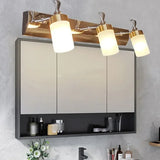 Applique Bagno IP44 Design Retro in LED Argento