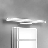 Applique Bagno Argentate Lunga Per Specchio Da Bagno