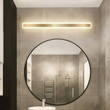 Lampade da Parete Lunghe LED Dorate per Bagno