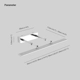 Lampada da Parete Regolabile per Bagno Lunga