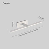 Applique Bagno LED Argento Design Semplice