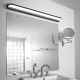 Applique Bagno Nera in Acciaio Inox Led